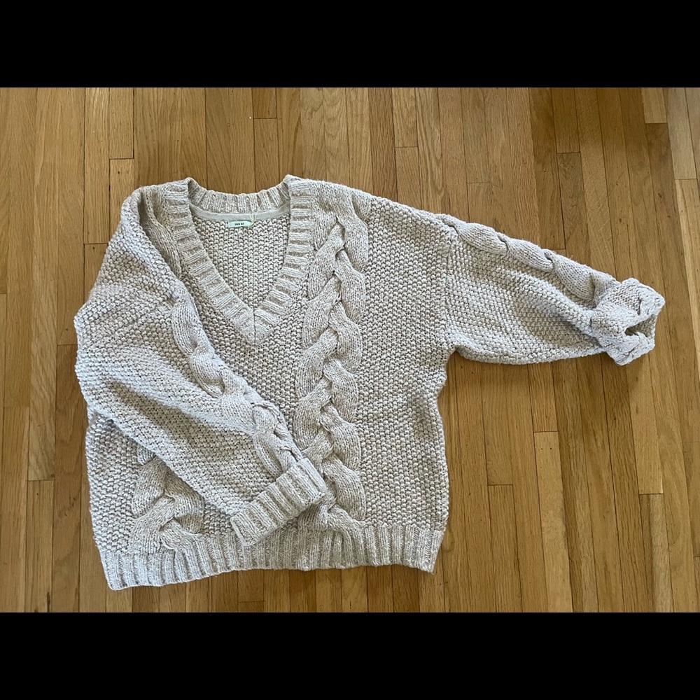 Free people chunky knit sweater